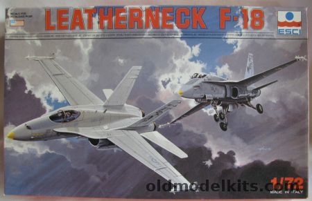 ESCI 1/72 McDonnell Douglas F-18A Hornet (F/A-18) - USMC VMFA-323 / VMFA-531, 9047 plastic model kit